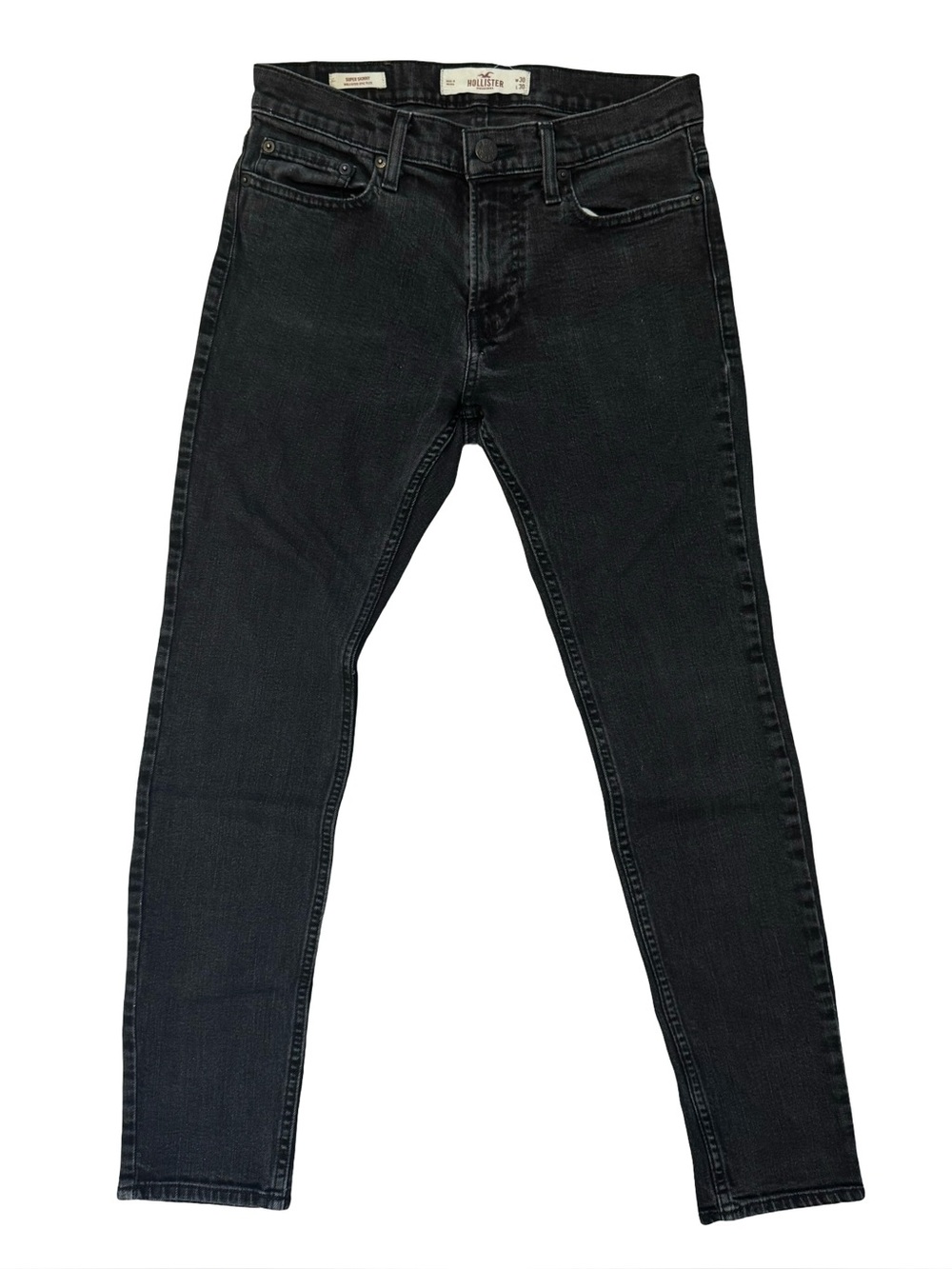 Hollister Men's Epic Flex Black Slim Fit Jeans 30X28